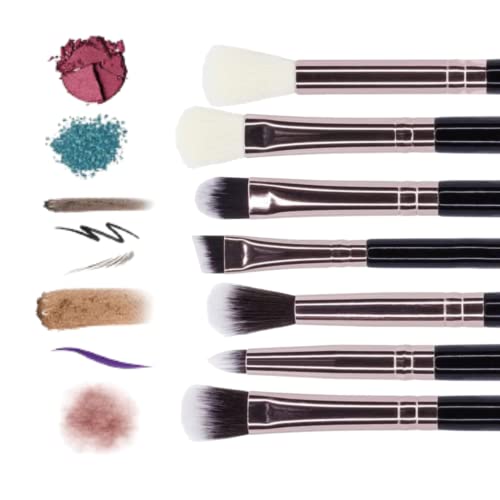 Wishbeauty Wishbeauty Eye Brush Set, Award Winning Eye Makeup Brushes for Eyes and Brows Including Eye Shadow Brush Set - Image 2