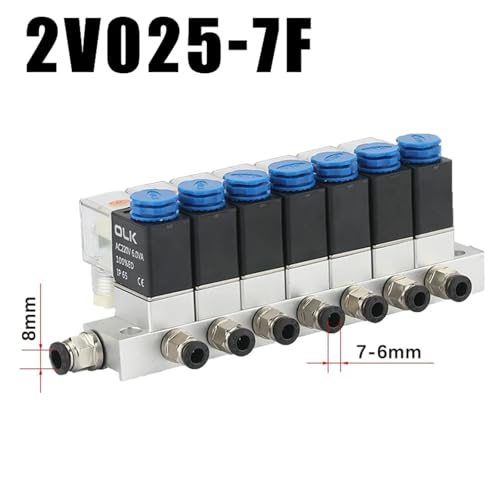 Électrovanne 2V025-08 AC220V pour sécuriser les circuits sous pression NC - 3