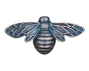 Anatolica Bienen-Türklopfer Messing Antikes Kupfer 16,3 cm