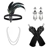 VIKSAUN 5 Pièces 1920 Accessories Années 1920 Gatsby Costume Accessoires...