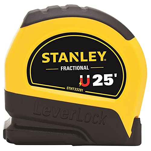 Stanley 25' Magnetic Fractional Read Tape Measure