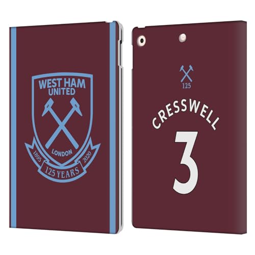 Housse cuir iPad 10.2 West Ham United finition maillot officiel