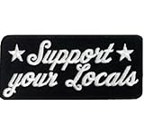 Support your locals MC Motorcycleclub Biker motorcycle Iron on Patch Badge