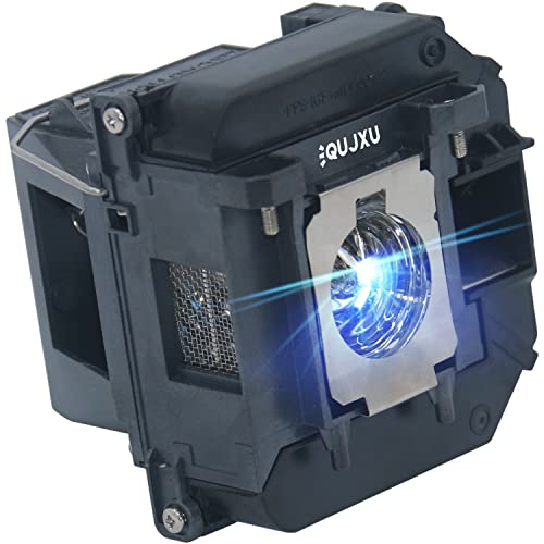 QUJXU ELPLP60 Replacement Projector Lamp for Epson V13H010L60 PowerLite 420 425W 905 92 93 95 96W 1835 430 435W 915W D6150 Projector Replacement Lamp Bulb with Housing Projector lamp Bulb