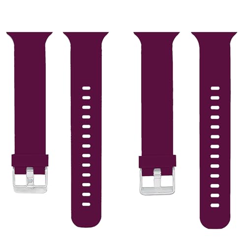 Image of ACM Watch Strap Slide 42MM 44MM 45MM 46MM 49MM Silicone Belt Compatible With Boat Wave Elevate Smartwatch Classic Casual Band Purple