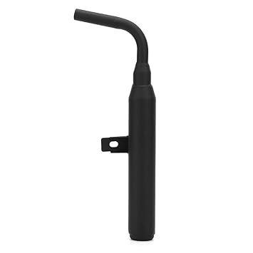 Exhaust Tail Pipe Tip, Stainless Steel Exhaust Pipe Fit for Yamaha PW50 PW 50 Y - Zinger EX21 1981 - 2010