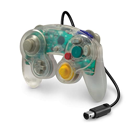 Image of CirKa Wired Controller for Nintendo GameCube & Wii - Dual Analog Joysticks, Vibration Feedback, Pressure-Sensitive Buttons - Clear