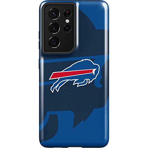 Skinit Pro Phone Case Compatible with Samsung Galaxy S21 Ultra 5G - Officially Licensed NFL Buffalo Bills Double Vision Design