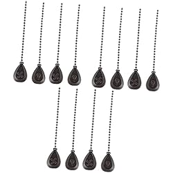 Lamparas De Techo Para Casas Antiguas OSALADI 12 Piezas Cadena De Ventilador De Techo Remates Para Lámparas Cadena De Luz Del Ventilador De Techo Ventilador Tira Decorativo Ventilador Antiguo Ventilador De Luz Anticuado Metal