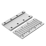 LIUKNG Conexión del cerrador de correa de distribución AT10. Cierre de transmisión abierto. Placa de fijación de la correa de la cosechadora.(Belt width 25mm)