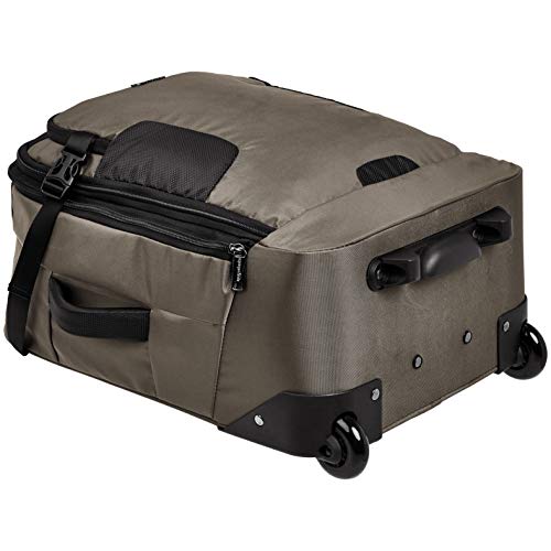 Amazon Basics Mercer Wheeled Duffel, Khaki
