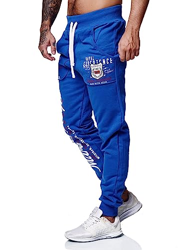 Marine Royal Men's Jogger Pants, Sports Fitness Running Casual Sweatpants4