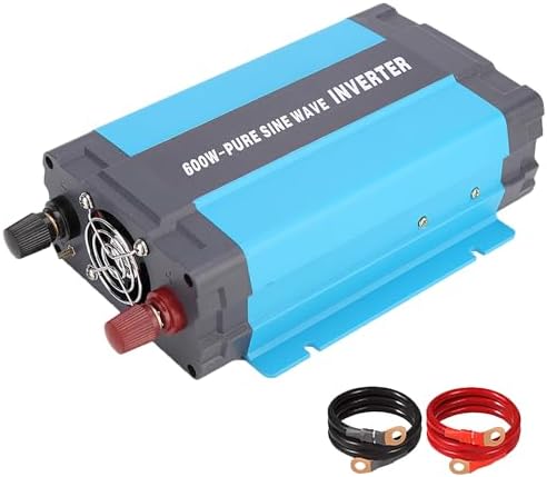 24V Pure Sine Wave Power Inverter 600W DC 24V to AC 120V with AC ...