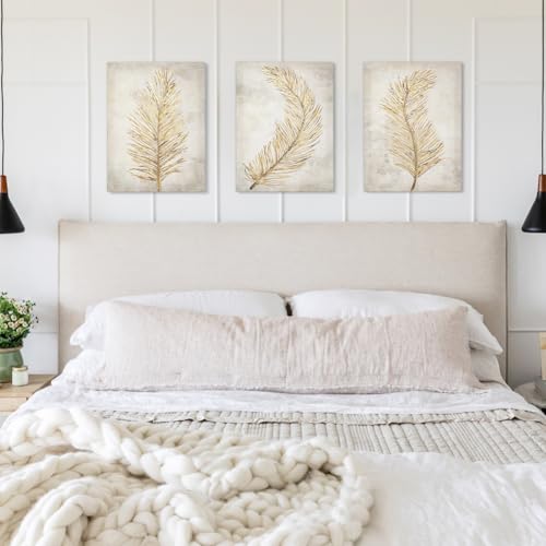 Tableau mural bois de bouleau peint main déco moderne 30x40 - 3