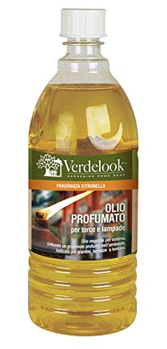 VERDELOOK Olio Lampante Vegetale, 8x25 cm
