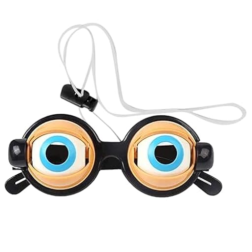 Mppchhn Gafas Divertidas | Gafas De Ojos Graciosos Para Truco De Halloween - Accesorio De Disfraz Para Fiestas Cumpleaños Fotografía Juego De Rol Eventos Temáticos Cosplay Vacaciones | Ya disponible en tu tienda friki favorita! En mundofriki.es!