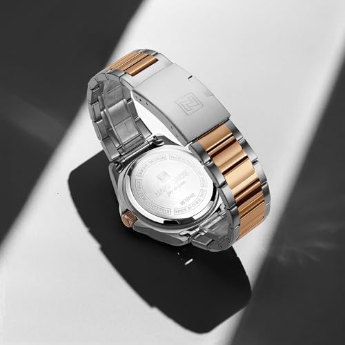 Image of NAVIFORCE NF9240 Square Unique Temperament Strap with dial Analog Watch