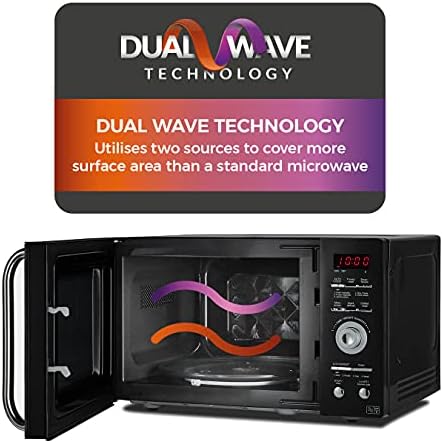 Tower KOR9GQRT Digital Microwave with 5 Pre-set Autocook Functions, Defrost Function, 900W, 26L, Black