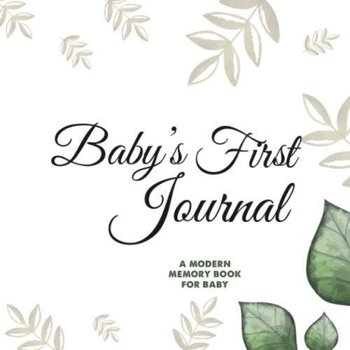 Baby's First Journal A Morden Memory Book For Baby Memory Baby Books