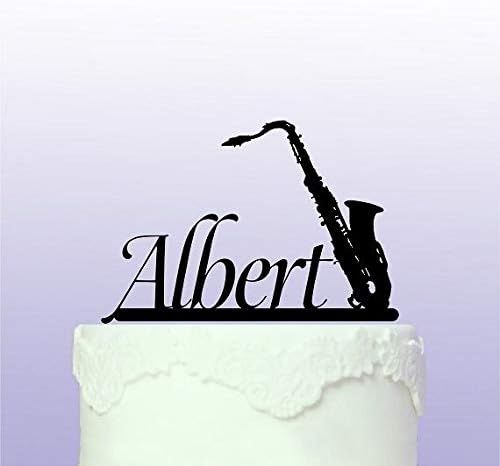 Personalised Saxophone Cake Topper