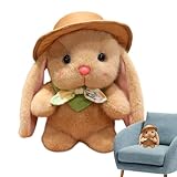 Chaleur recommandée : conçu avec une texture réaliste ultra douce et un rembourrage en coton PP, ce lapin en peluche offre une douceur et une chaleur exceptionnelles. C'est un compagnon parfait pour améliorer les routines de sommeil ou pour ajouter une touche de confort à n'importe quel espace de vie, créant une atmosphère.