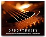 Music Instruments Motivational Poster Art Print 11x14 Guitar Jazz Band Teacher Lessons Sheet Music Wall Decor Pictures