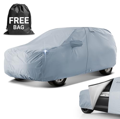 Image of Coverland Premium SUV Car Covers for Automobiles, Car Cover Waterproof All Weather, Rain Snow Sun UV Protection, Excursion, Navigator L, Escalade ESV, Suburban, GMC Yukon XL, Size S58 (See Size Chart)