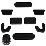 Universelles Helmeninnenfutter Anpassungs-Set, Weiche Schaumstoffpolster Einsätze für Baseball Softball Spieler Schweißabsorbierend Kompatibel mit Easton Schlagfänger Fänger Helmen (Schwarz)