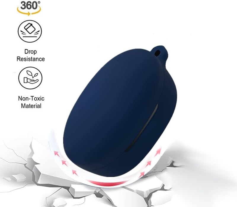 Silicone Case Compatible with Anker Life P2 mini, Soft and Flexible, Scratch/Shock Resistant Silicone Cover (Navy) - Image 2