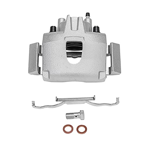 Image of Detroit Axle - Front 2pc Brake Calipers for Chrysler Voyager Town & Country Dodge Grand Caravan, 2 Disc Brake Calipers Replacement