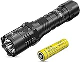 ✪ Die Nitecore P20i taschenlampe led ist die neue ultimative LED-Taschenlampe für den taktischen Einsatz, robust, kompakt und leuchtstark. Mit der LED Luminus SST-40-W LED hat sie eine maximale Leistung von 1800 Lumen, und eine beeindruckende Lichtreichweite von 343 Metern und 29500cd Strahlintensität
