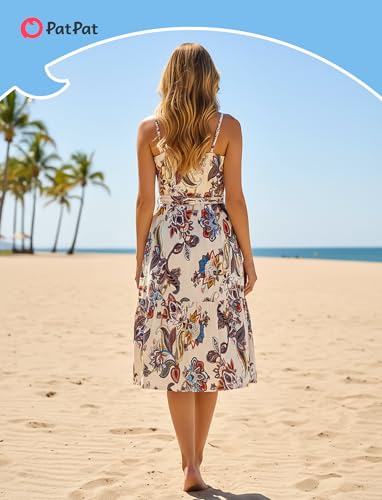 Image of PATPAT Matching Hawaiian Outfits for Family Summer Dress & Tee Sets | Mommy and Me Dresses, Hawaiian Dresses for Women, Matching Hawaiian Outfits for Couples, Beach Vacation, Family Photoshoot