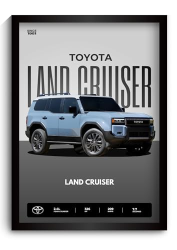 Image of Funk You Store Land Cruiser Poster | Framed Land Cruiser LC300 A4 Sized (31 x 23 cm) | SUV Frames for Wall | Car Frames for Wall, Bedroom, Hostel, Study Room (F 053)