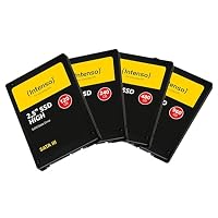 Intenso Interne 2,5" SSD SATA III High, 240 GB, 520 MB/Sekunden, Schwarz, Festkörper-Laufwerk – Ansicht 2