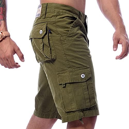 Bermuda Masculino Cargo Verde Lisa Premium Com 6 Bolsos - (44) Icari
