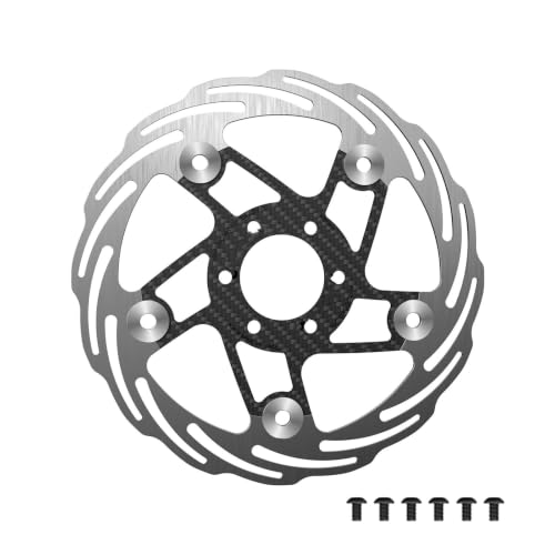 Disque de frein vélo carbone 180mm flottant anodisé haute performance
