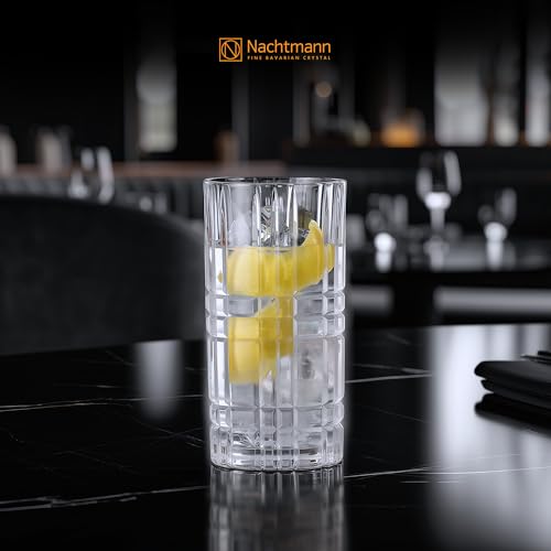 Nachtmann 4-teiliges Longdrinkgläser Set, 445 ml, Highland, 97784, Cocktailgläser aus Kristallglas… – Ansicht 5