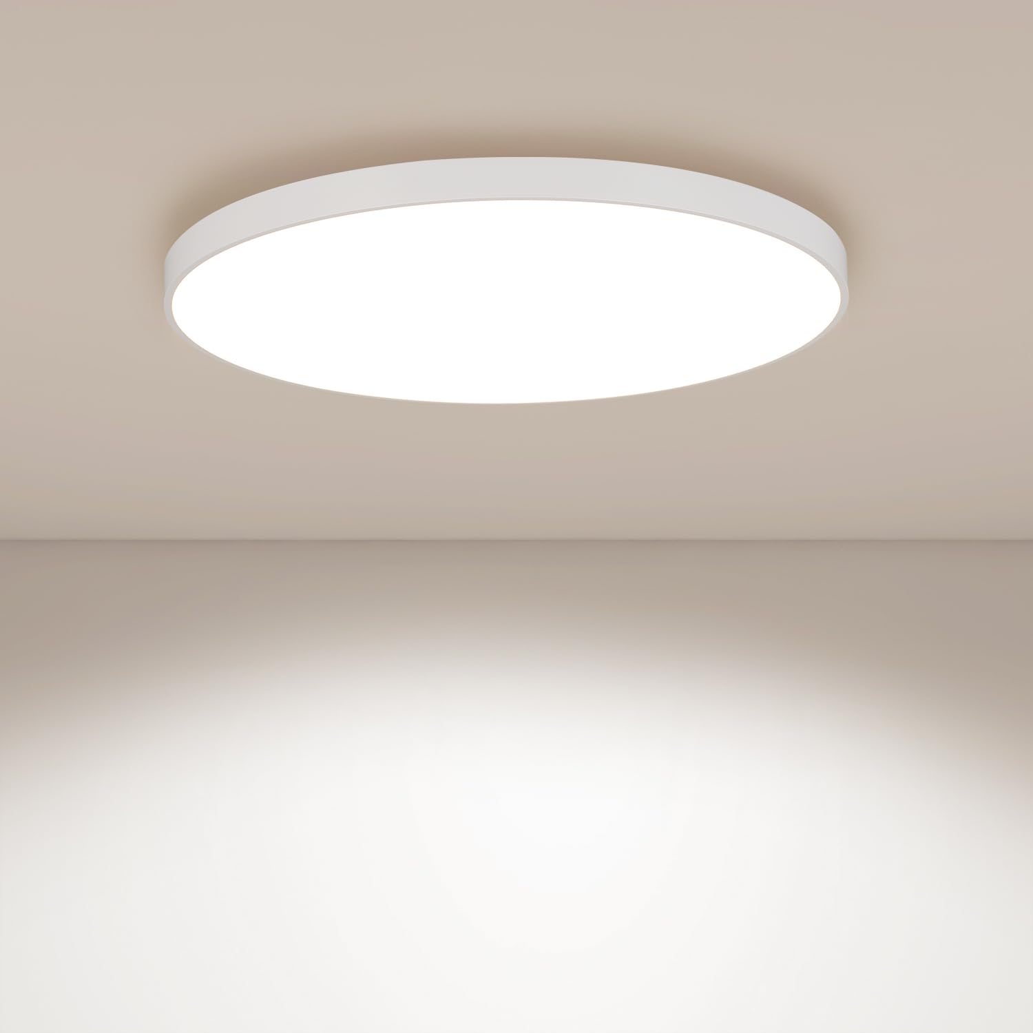 LED Deckenleuchte dimmbar mit Fernbedienung 72W Deckenlampe Schwarz Rechteckig Wohnzimmerlampe Metall Modern Design Lamp für Schlafzimmer Esszimmer Arbeitszimmer Balkon Büro Rechteck, 65 * 43 * 5CM