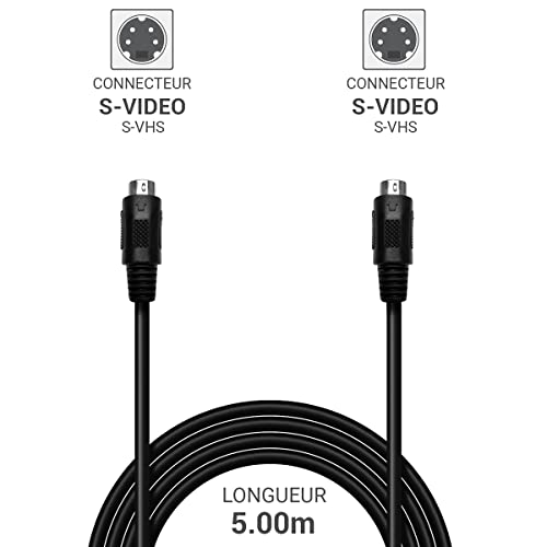 Waytex 22350-Cavo SVHS MDIN4, maschio/maschio, 5