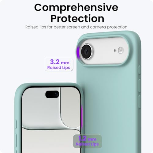 ORNARTO for iPhone Air Case,Slim Liquid Silicone Cover, Whisper Green by ORNARTO - Used condition - Image 4
