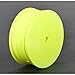 Team Losi Racing Front Wheel, 12mm Hex, Yellow (2): 22 3.0, TLR43010