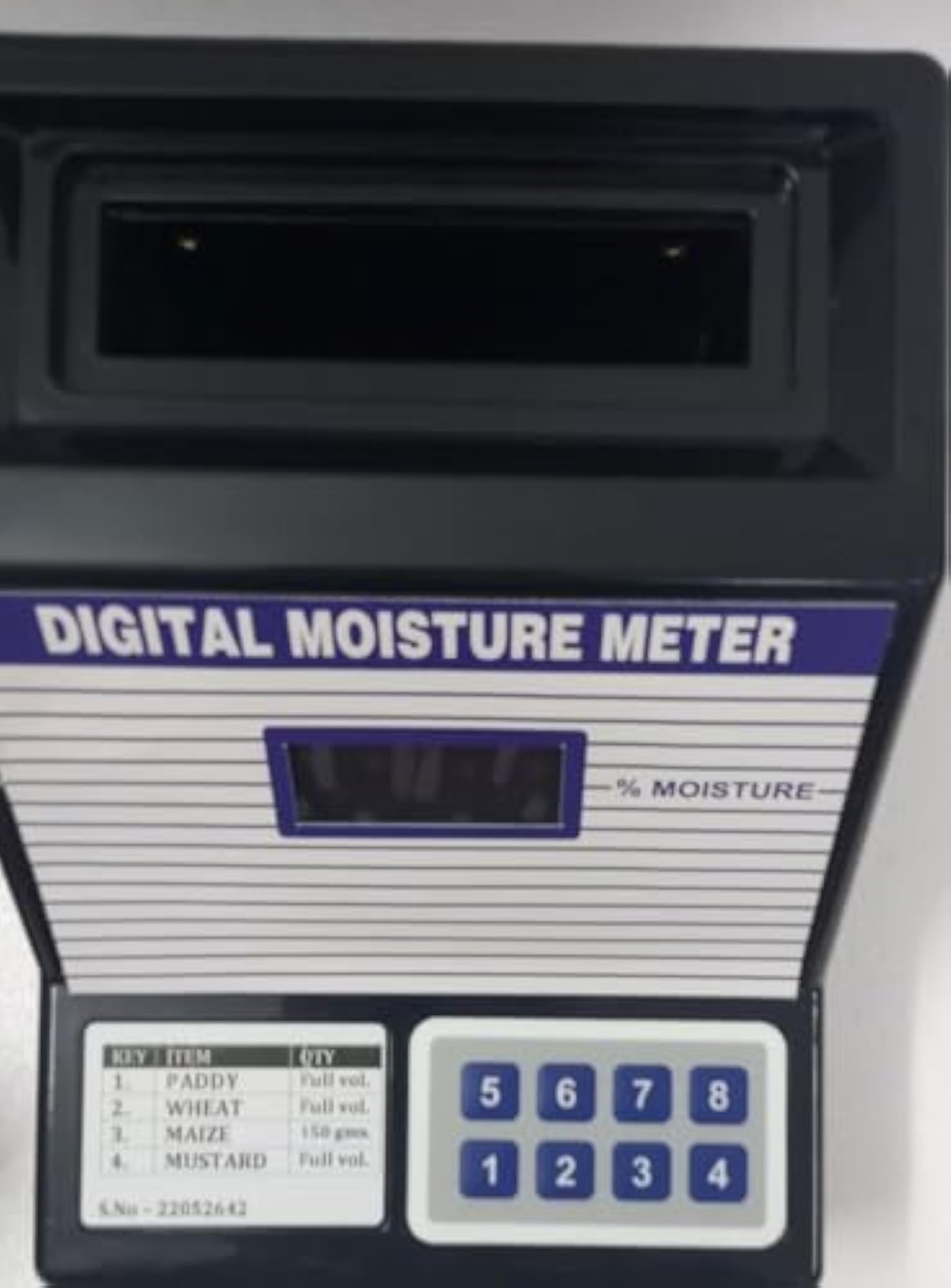 E-MEDI Digital Grain Moisture Meter for Paddy, Wheat, and Seeds