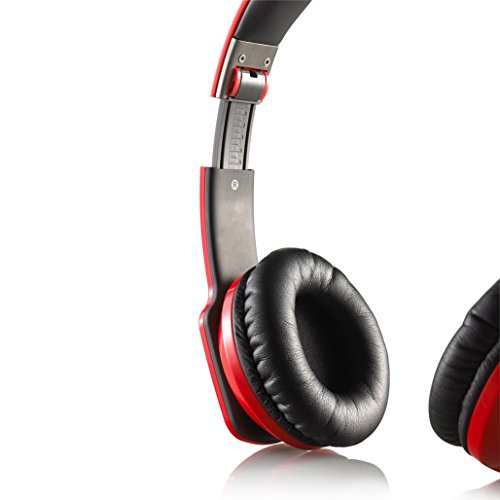 Noontec Zoro Professionnel Casque audio Rouge - Les Beatles, Paul McCartney, John Lennon, RIngo Starr, George Harrison Noontec Zoro Professionnel Casque audio Rouge – Image 6