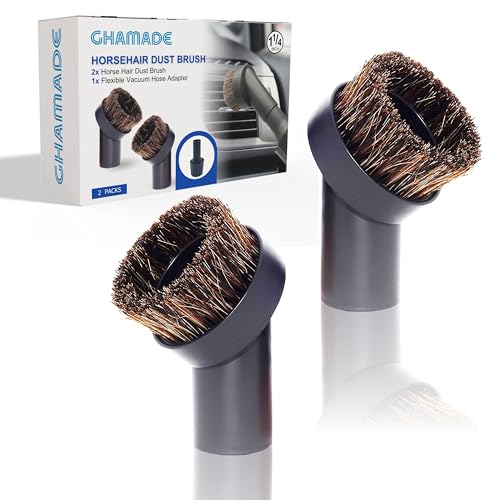 1.25'' Shop Vacuum Dust Brush Attachment with 25mm Horse Hair