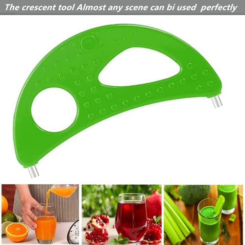 BRYHZKCM Crescent Tool Green Fit For Jack Lalanne Power Juicer Delux & PRO & Classic MT1000 E1188 CL003AP E1189 Juicer Accessories (Green)