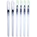 MEEDEN 6 Pcs Assorted Waterbrush Water Coloring Brush Pen for Watercolor Painting, Water Soluble Pencils, Brush Pens, Markers, Solid Colors or Powdered Pigment