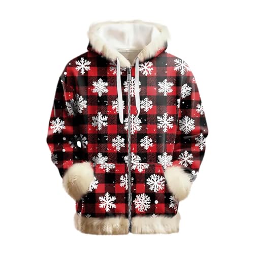 Niffouu Maternity Jacket Men's and Women's Unisex Fashion Casual Top Solid Color Long Sleeve Pet Pocket Hoodie Sweatshirt Wine L