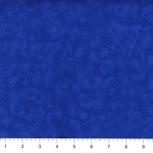 Blended Royal Blue 100% Cotton Fabric 22 by The Yard - Cut to Order - 45