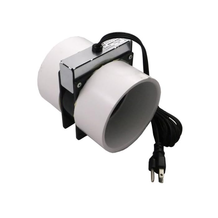 Buy Tjernlund PVC4 Radon Mitigation Fan Model Exhaust Fan with 6Ft