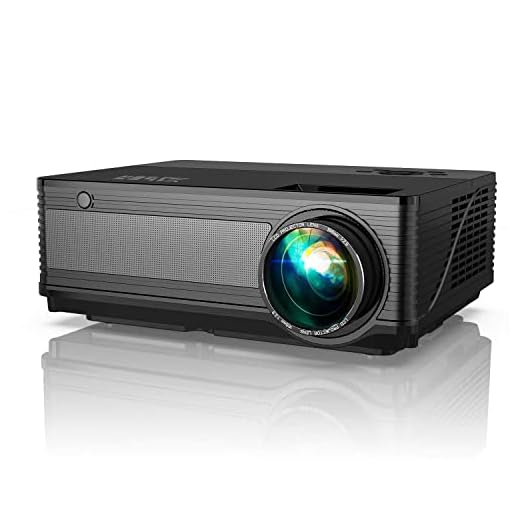 YABER Y21 Native 1920 x 1080P Projector 7800L Upgrad Full HD Video Projector, Support 4k & Zoom, Home & Outdoor Projector Compatible w/TV Stick,HDMI,VGA,USB, iPhone,Android,Laptop,PS4,Xbox